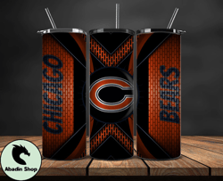 Chicago Bears Tumbler Wrap, NFL Logo Tumbler Png, NFL Design Png-88