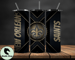 New Orleans Saints Tumbler Wrap, NFL Logo Tumbler Png, NFL Design Png-97