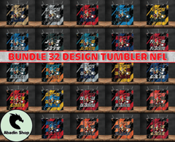 Bundle 32 Design NFL Teams, Bundle  Sonic Design, NFL Logo, NFL Tumbler Bundle Png , All Teams NFL,  Design 12