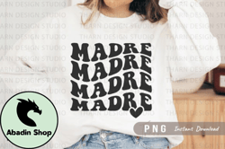 Madre Retro Mothers Day Sublimation Design 117