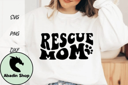 Rescue Mom Svg, Sublimation Design 127