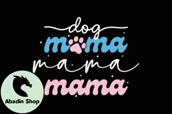 Dog Mama Retro Mothers Day SVG Mom Dog Design05