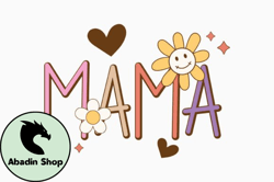 Retro Mothers Day Quote Svg Mama, Mother day PNG, Mother day PNG Love Design 418