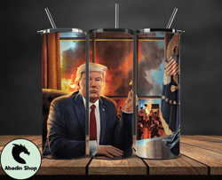 Donald Trump Tumbler Wraps,Trump Tumbler Wrap PNG Design by Abadin Shop 03