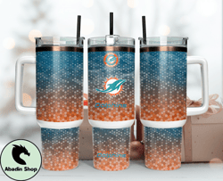 Miami Dolphins Tumbler 40oz Png, 40oz Tumler Png 20 by Abadin Shop