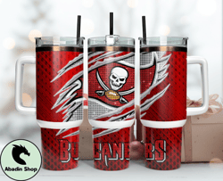 Tampa Bay Buccaneers Tumbler 40oz Png, 40oz Tumler Png 60 by Abadin Store