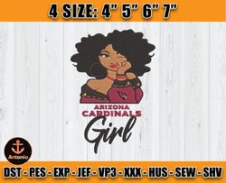 Cardinals Embroidery, NFL Girls Embroidery, NFL Machine Embroidery Digital, 4 sizes Machine Emb Files -12 - Abadin