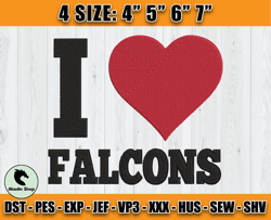 Atlanta Falcons Embroidery, NFL Falcons Embroidery, NFL Machine Embroidery Digital, 4 sizes Machine Emb Files-06-Abadin