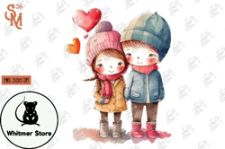 Boy and Girl Valentine Sublimation