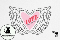 Skeleton Hand Love Valentine Sublimation