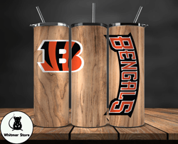 Cincinnati Bengals Tumbler Wrap, NFL Logo Tumbler Png, NFL Design Png-81
