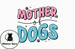 Mother of Dogs Retro Svg Design 311