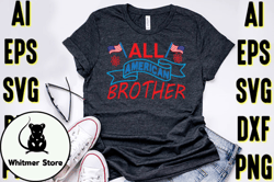 4th of July Typography T-shirt Design Design 40