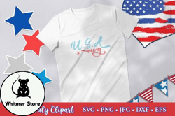 4th of July Sublimation - USA Mom Design 18