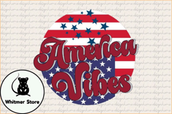 America Vibes PNG Sublimation Design 139