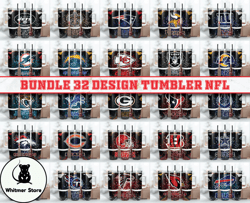 Bundle 32 Design NFL Tumbler 40oz Png, 40oz Tumler Png 97 by Whitmer Store
