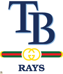 Tampa Bay Rays PNG, Gucci MLB PNG, Baseball Team PNG,  MLB Teams PNG ,  MLB Logo Design 08