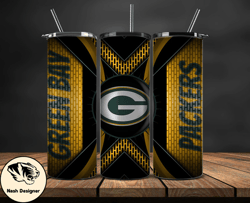 Green Bay Packers Tumbler Wrap, NFL Logo Tumbler Png, NFL Design Png-83