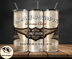 Harley Tumbler Wrap,Harley Davidson PNG, Harley Davidson Logo, Design by Nash Designer 84