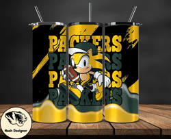 Green Bay Packers Tumbler Wraps, Sonic Tumbler Wraps, ,Nfl Png,Nfl Teams, Nfl Sports, NFL Design Png, Design by Nash Des