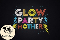 Color Vintage Retro Party Mothers Day Design 57