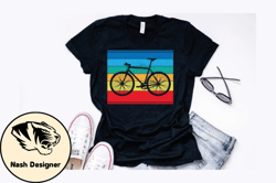 Retro Vintage E Biker Cycling Design