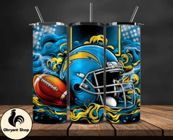 Los Angeles Chargers Tumbler Wraps, ,Nfl Teams, Nfl Sports, NFL Design Png, Design by   Nuuu 18