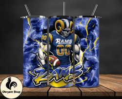 Los Angeles RamsTumbler Wrap, NFL Logo Tumbler Png, Nfl Sports, NFL Design Png, Design by Obryant Shop-19