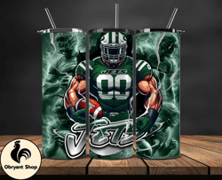 New York JetsTumbler Wrap, NFL Logo Tumbler Png, Nfl Sports, NFL Design Png, Design by Obryant Shop-25