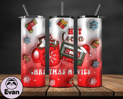 Grinchmas Christmas 3D Inflated Puffy Tumbler Wrap Png, Christmas 3D Tumbler Wrap, Grinchmas Tumbler PNG 63