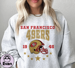 San Francisco 49ers  Football Sweatshirt png ,NFL Logo Sport Sweatshirt png, NFL Unisex Football tshirt png, Hoodies
