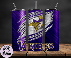 Minnesota Vikings Tumbler Wraps ,Vikings Logo, Nfl Tumbler Png 85