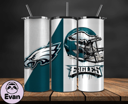 Philadelphia Eagles Tumbler Wrap, NFL Logo Tumbler Png, NFL Design Png-07