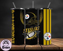 Pittsburgh Steelers Tumbler Wrap, NFL Logo Tumbler Png, NFL Design Png-39