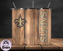 New Orleans Saints Tumbler Wrap, NFL Logo Tumbler Png, NFL Design Png-65