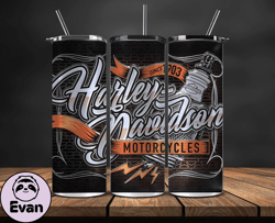 Harley Tumbler Wrap,Harley Davidson PNG, Harley Davidson Logo, Design by Evan 18