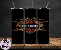 Harley Tumbler Wrap,Harley Davidson PNG, Harley Davidson Logo, Design by Evan 36