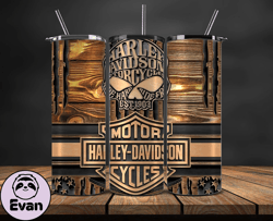 Harley Tumbler Wrap,Harley Davidson PNG, Harley Davidson Logo, Design by Evan 49