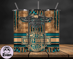 Harley Tumbler Wrap,Harley Davidson PNG, Harley Davidson Logo, Design by Evan 50