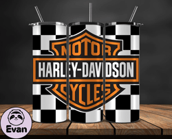 Harley Tumbler Wrap,Harley Davidson PNG, Harley Davidson Logo, Design by Evan 52