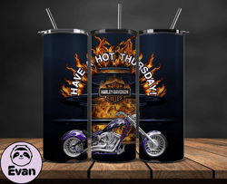 Harley Tumbler Wrap,Harley Davidson PNG, Harley Davidson Logo, Design by Evan 63