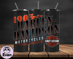 Harley Tumbler Wrap,Harley Davidson PNG, Harley Davidson Logo, Design by Evan 83
