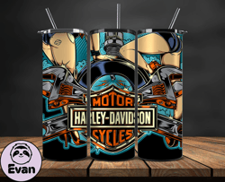 Harley Tumbler Wrap,Harley Davidson PNG, Harley Davidson Logo, Design by Evan 86
