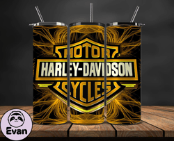 Harley Tumbler Wrap,Harley Davidson PNG, Harley Davidson Logo, Design by Evan 88