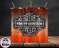 Harley Tumbler Wrap,Harley Davidson PNG, Harley Davidson Logo, Design by Evan 102