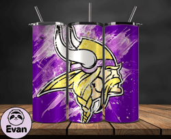 Minnesota VikingsNFL Tumbler Wrap, Nfl Teams, NFL Logo Tumbler Png, NFL Design Png Design by Evan 13