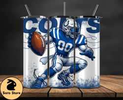 Indianapolis Colts NFL Tumbler Wraps, Tumbler Wrap Png, Football Png, Logo NFL Team, Tumbler Design by Soro Store 14