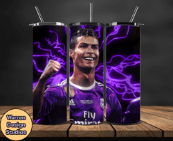 Ronaldo Tumbler Wrap ,Cristiano Ronaldo Tumbler Design, Ronaldo 20oz Skinny Tumbler Wrap, Design bySpurrill Boutique 10