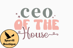 Retro Mothers Day Ceo of the House Design 379