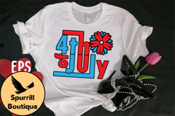 4th of July T-shirt Design Design 119